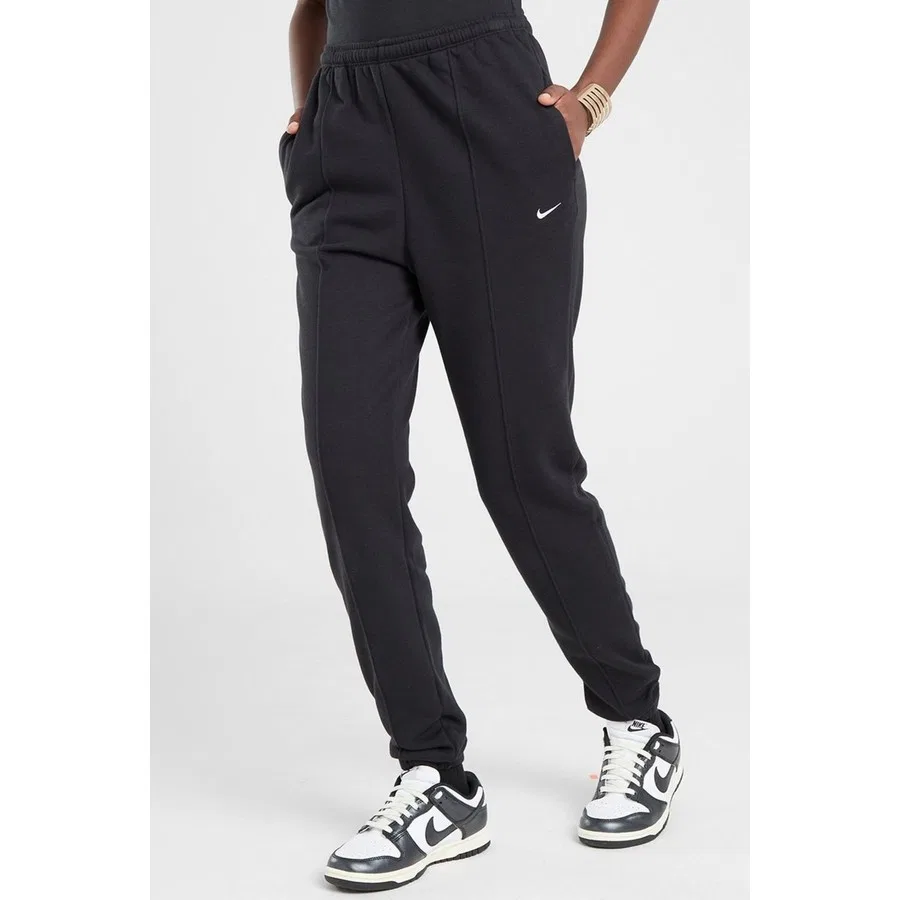 Женские спортивные брюки с высокой посадкой Nike Sportswear Chill Terry, Черный — фото 2