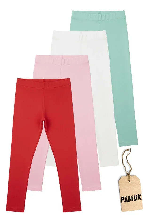 Детские леггинсы для девочек комплект 4 шт Basics Dolce Destino, Pure Comfort