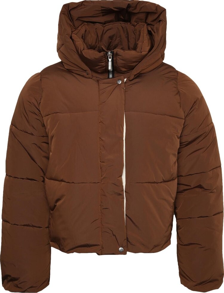 

Пуховик Rhude Logo Puffer Jacket 'Brown', коричневый