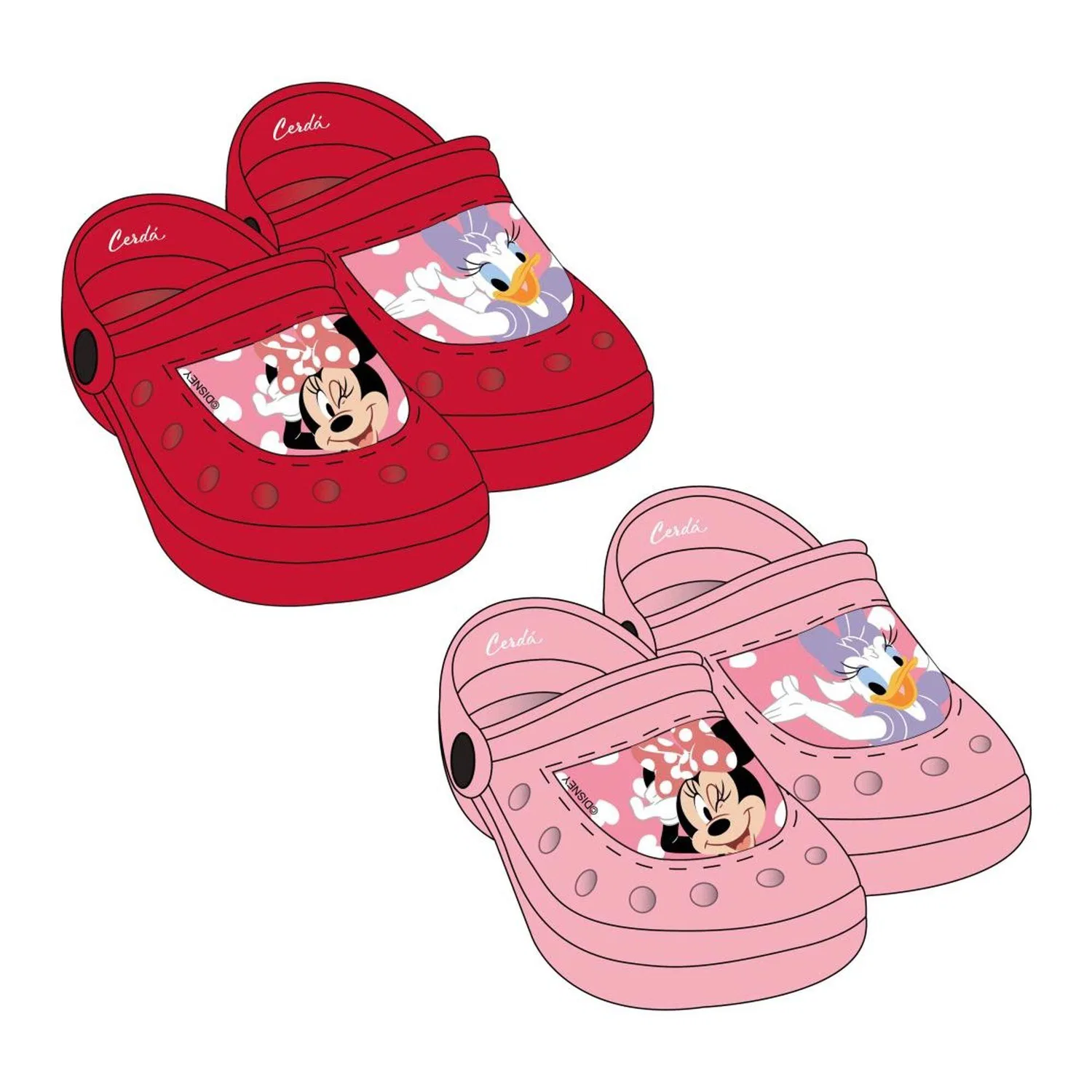 Детские сабо Minnie Mouse Cerda, Роза — фото 3