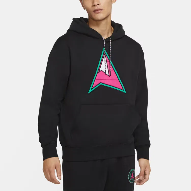Худи на флисе с капюшоном Air Winter Utility Fleece Jordan, черный — фото 3