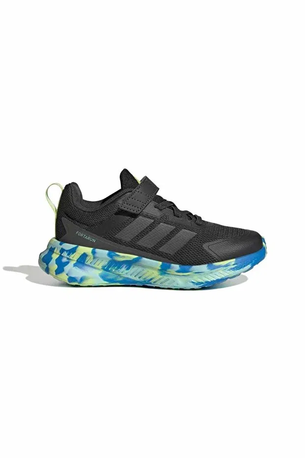 Детские кроссовки для девочек с липучкой Fortarun 4.0 el c Adidas, Black