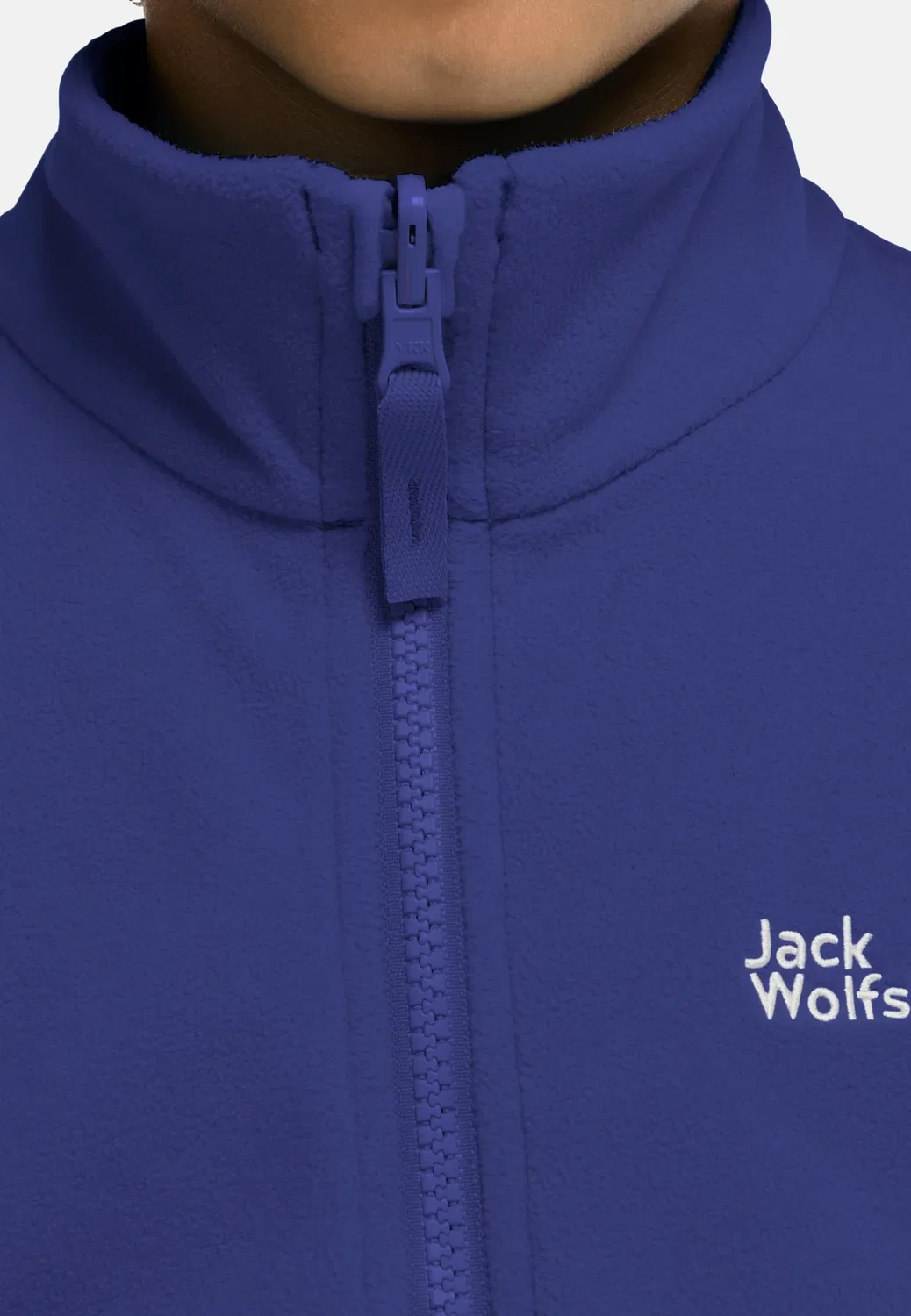 Куртка унисекс Taunus 100 fz k из флиса Jack Wolfskin, Glow Ink — фото 2