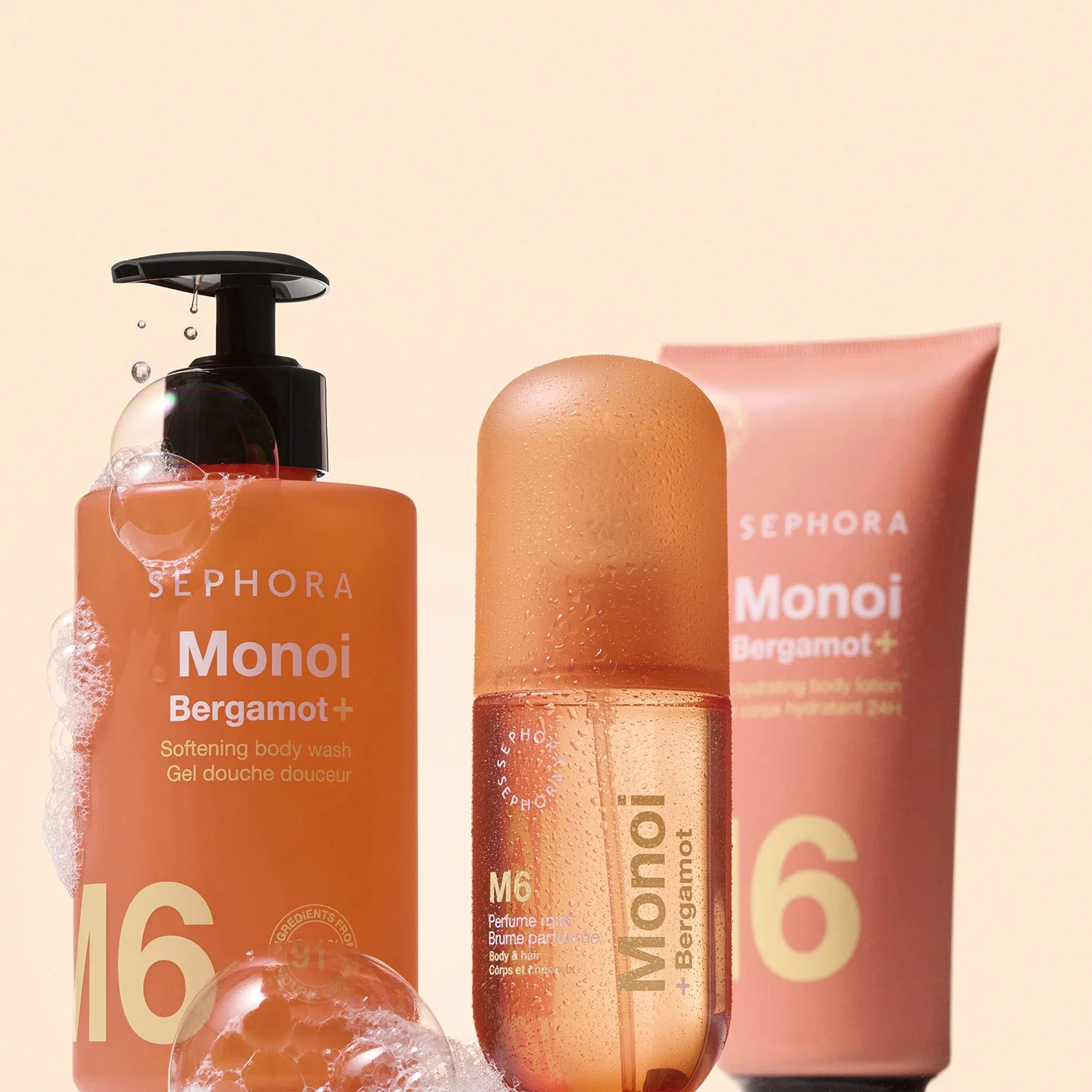 Парфюмерный спрей для тела и волос 100 мл с ароматом Monoi + Bergamotte, SEPHORA COLLECTION — фото 4