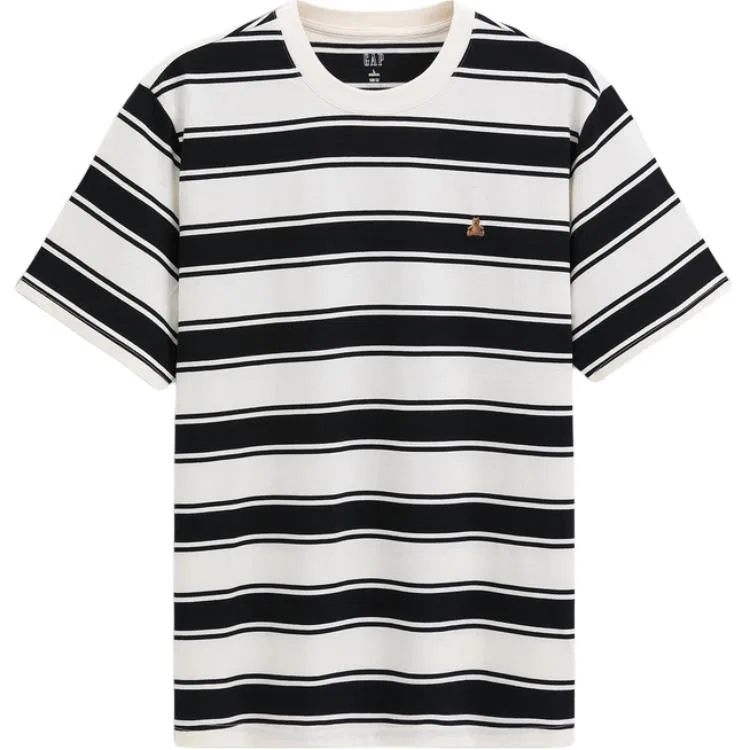 Футболка с круглым вырезом GAP, Black