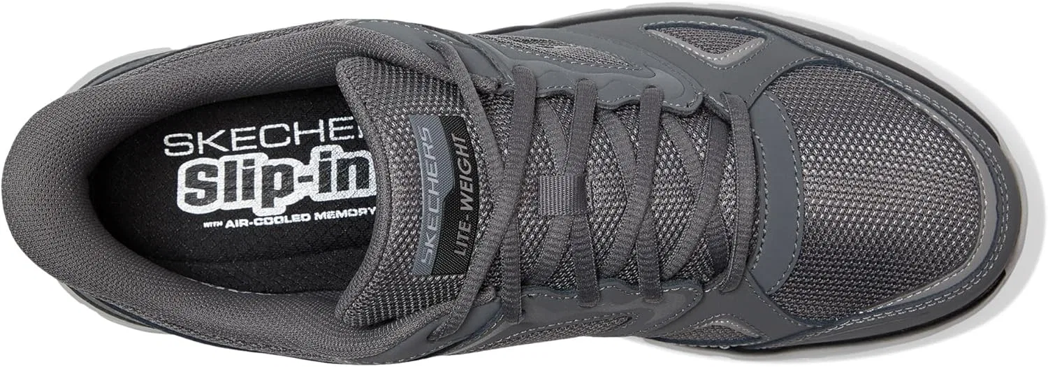 Мужские кроссовки Skechers Hands-Free Slip-ins Track Trainers, 2-Darkgray — фото 2