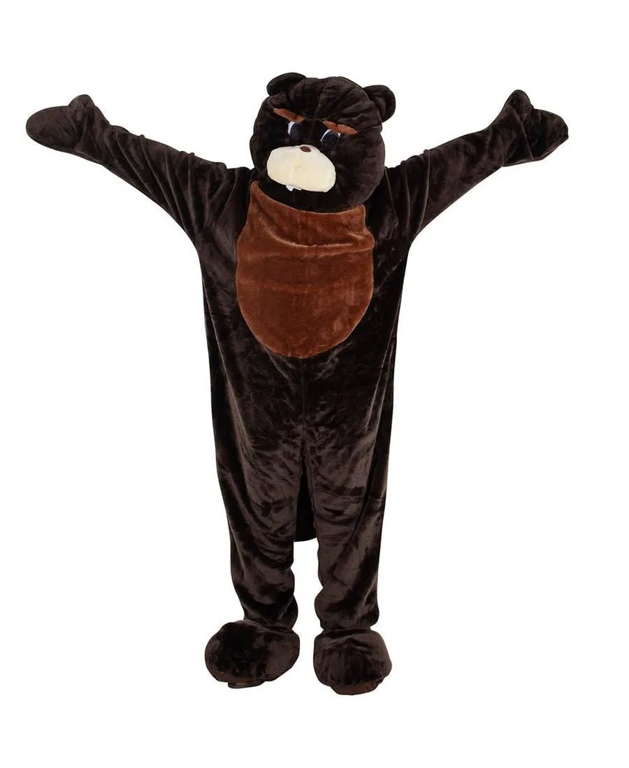 Костюм бобра с хвостом и головой Brown Beaver Mascot Dress Up America, Brown