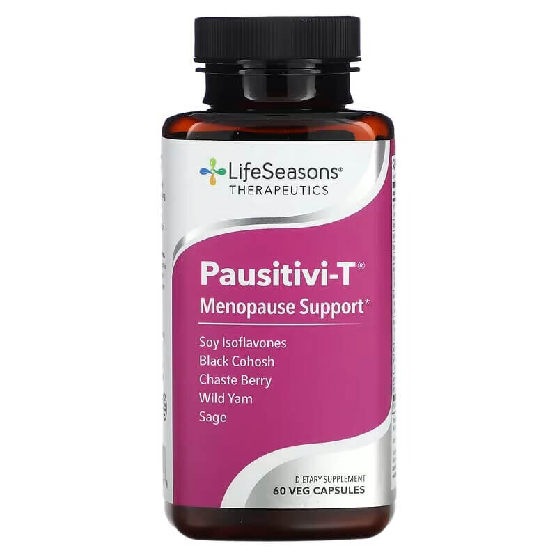 

Поддержка менопаузы LifeSeasons Pausitivi-T, 60 растительных капсул