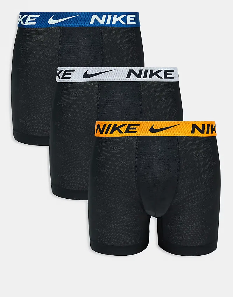Боксеры Nike Elite Breathe 3 шт, черный/серый