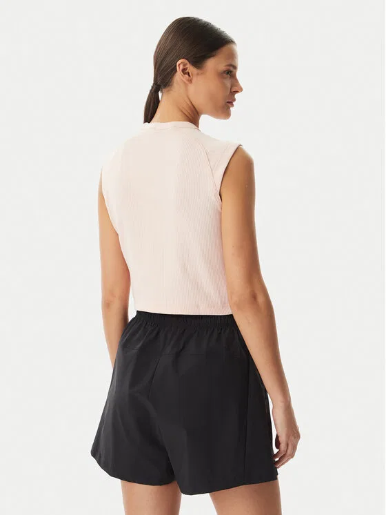 Топ slim fit Adidas, розовый — фото 3