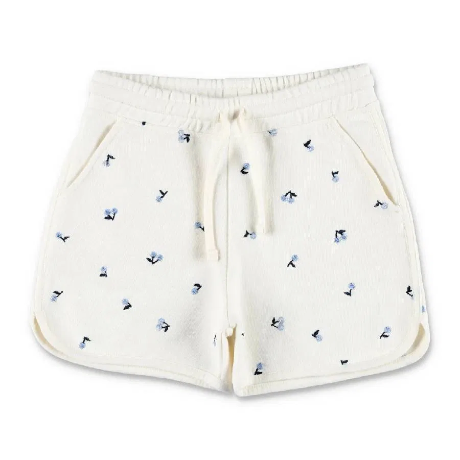 Шорты хлопковые с вышивкой Colorful Cherry Embroidery Bonpoint, Imp Lavande