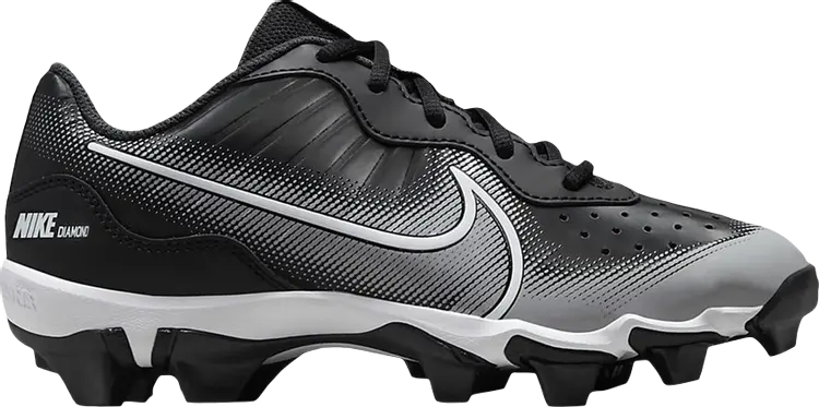 

Бутсы Nike Alpha Huarache 4 Keystone GS 'Black Dark Smoke Grey', черный