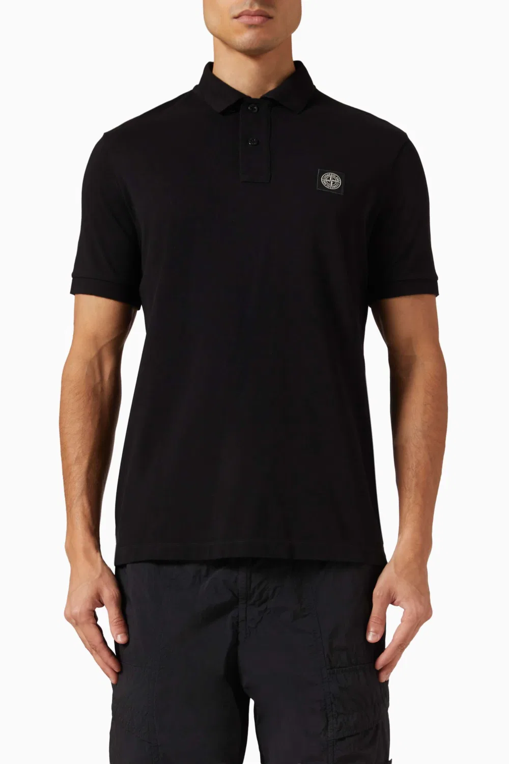 Рубашка поло с патчем Compass Patch Polo Shirt Stone Island