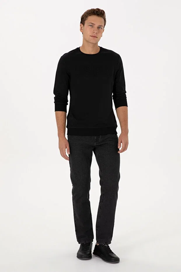 Мужские джинсы свободного кроя U.S. Polo Assn., Black