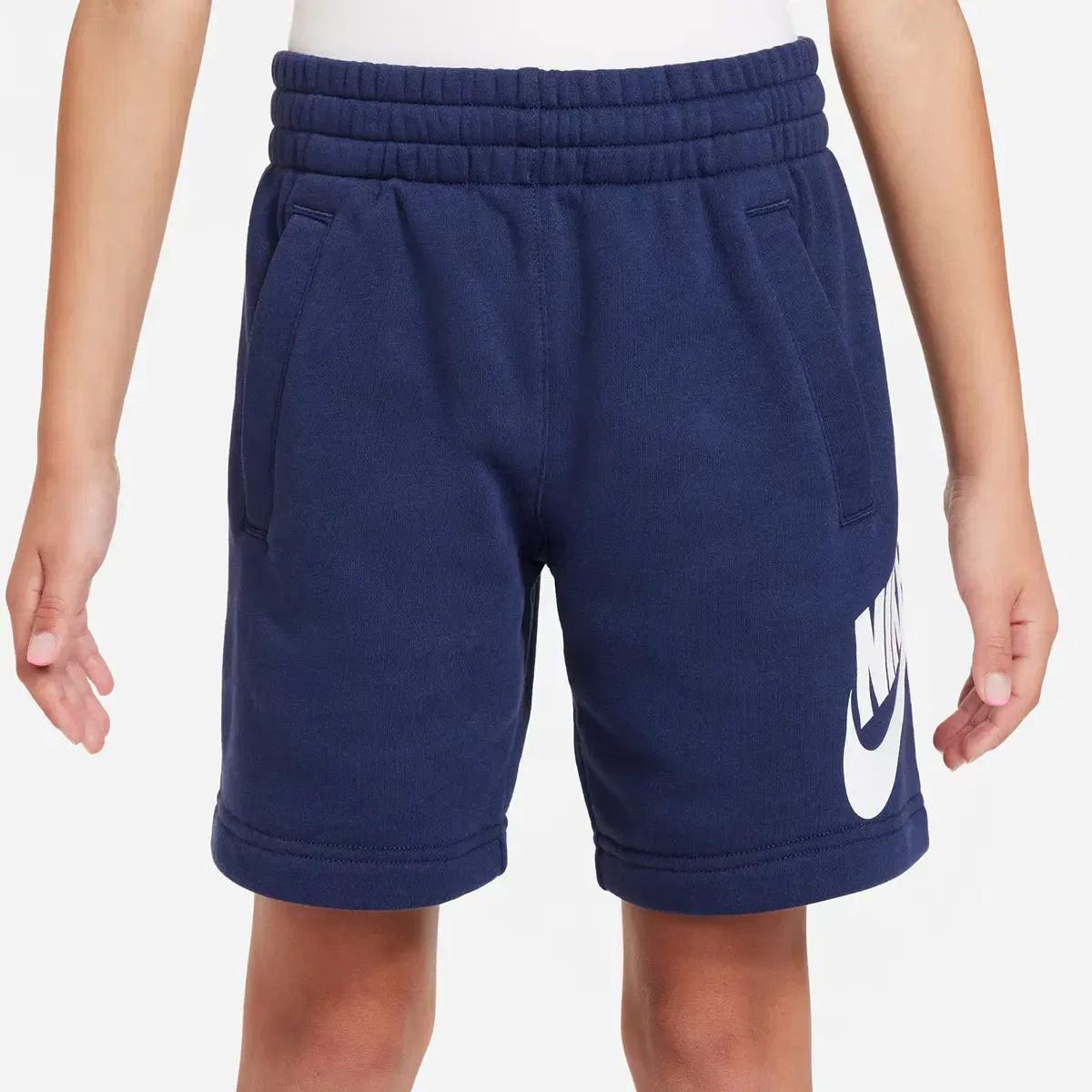 Детские шорты из футера с принтом Nike, Azul Marino — фото 3