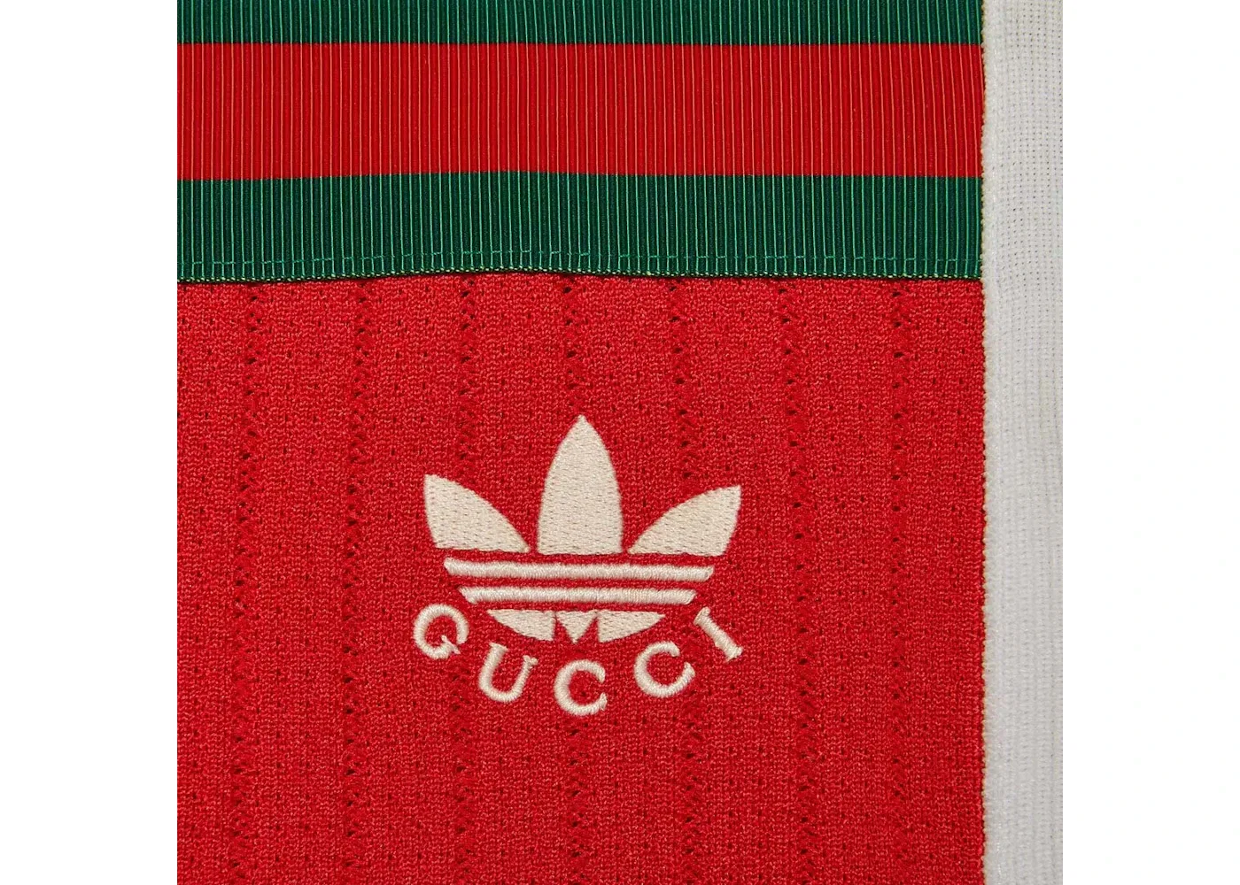 Мужские спортивные штаны с длинным рукавом Gucci x Adidas Jersey Sweatpants Gucci, Red — фото 2