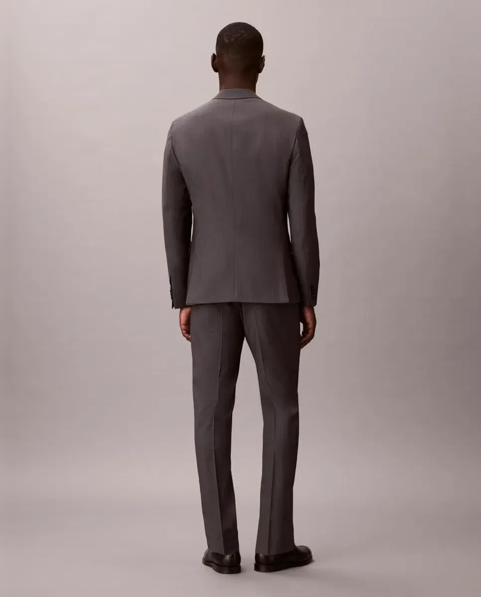 Мужские брюки из шерсти Calvin Klein, Gris Oscuro — фото 3