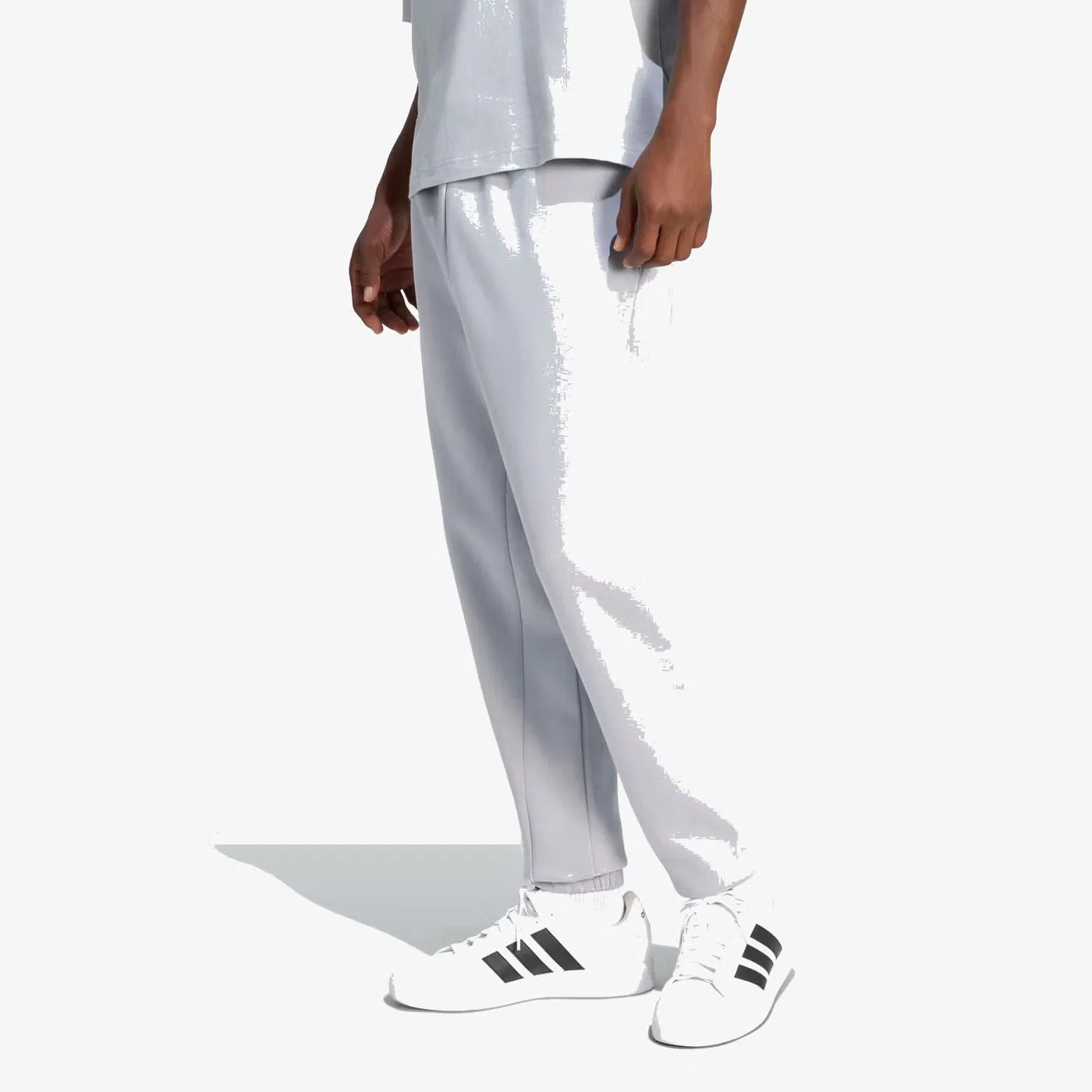 Штаны спортивные с маленьким логотипом Future Icons Adidas, серебристый — фото 2