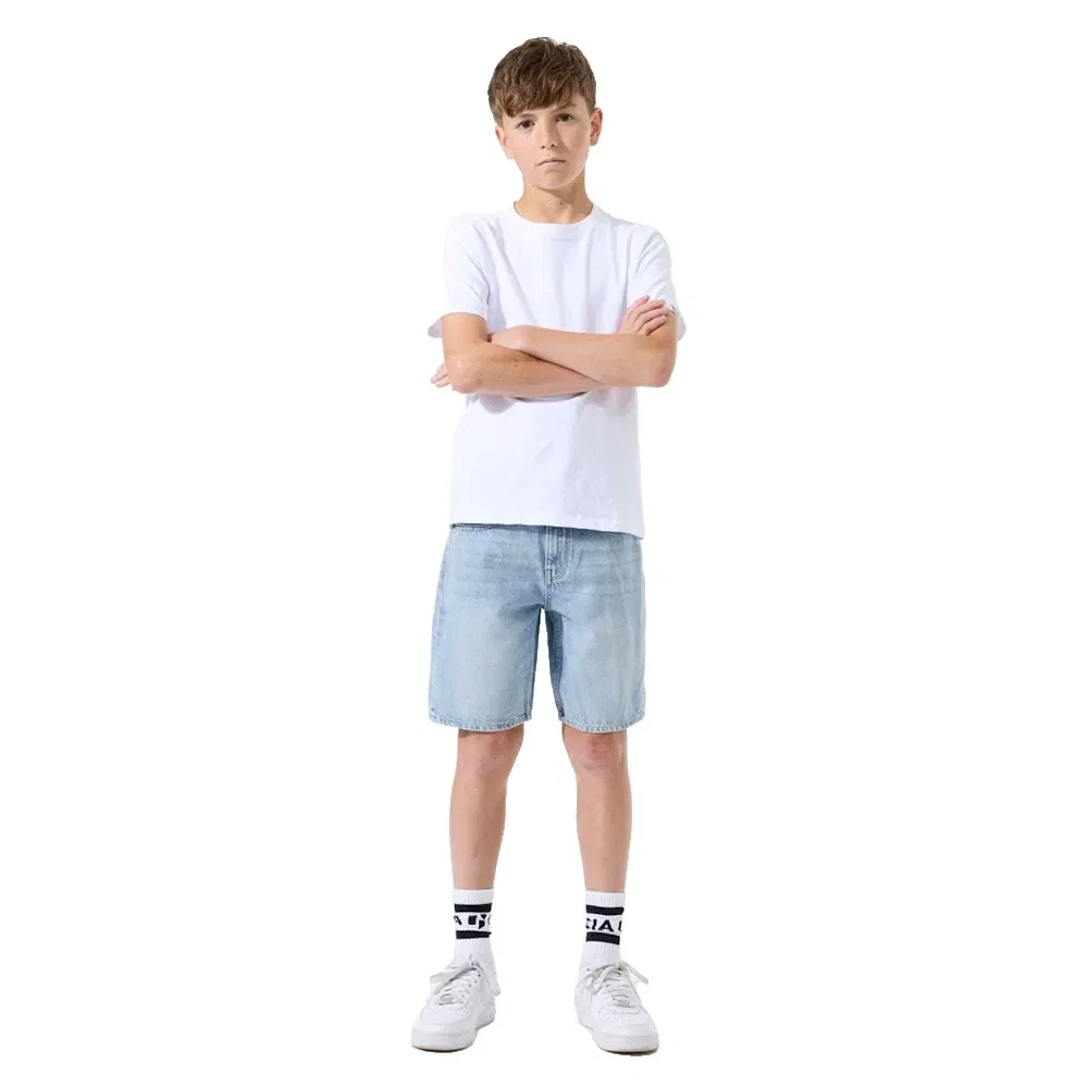 Шорты джинсовые Straight Fit Garcia, синий — фото 4