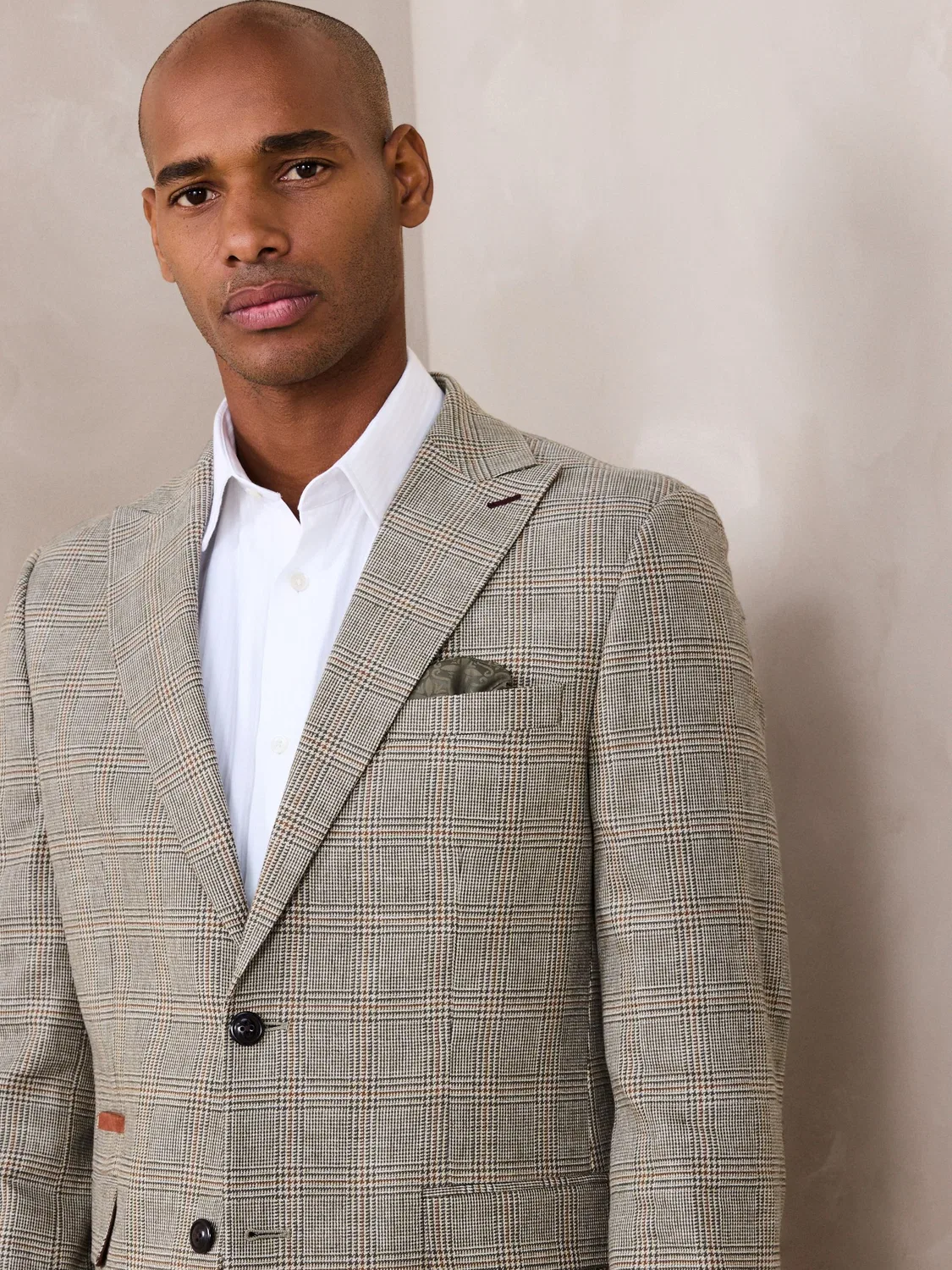 Пиджак в клетку Slim Fit, Green N. Next, зеленый