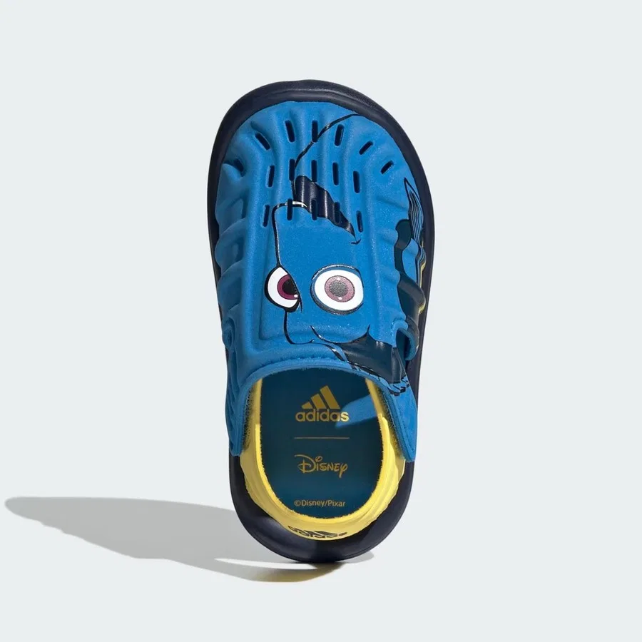 Детские сандалии с закрытым носком adidas x Disney Pixar Mavi Water Sandals, Синий — фото 2