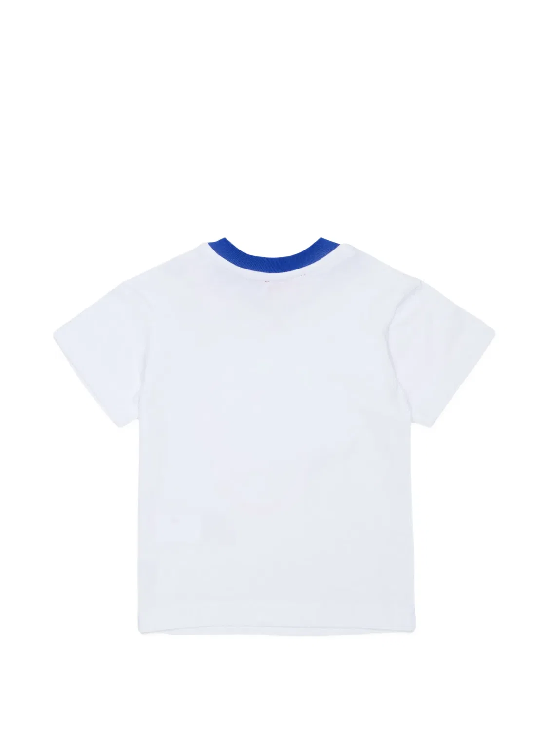Футболка на кнопках с графичным принтом Diesel Kids, белый — фото 2