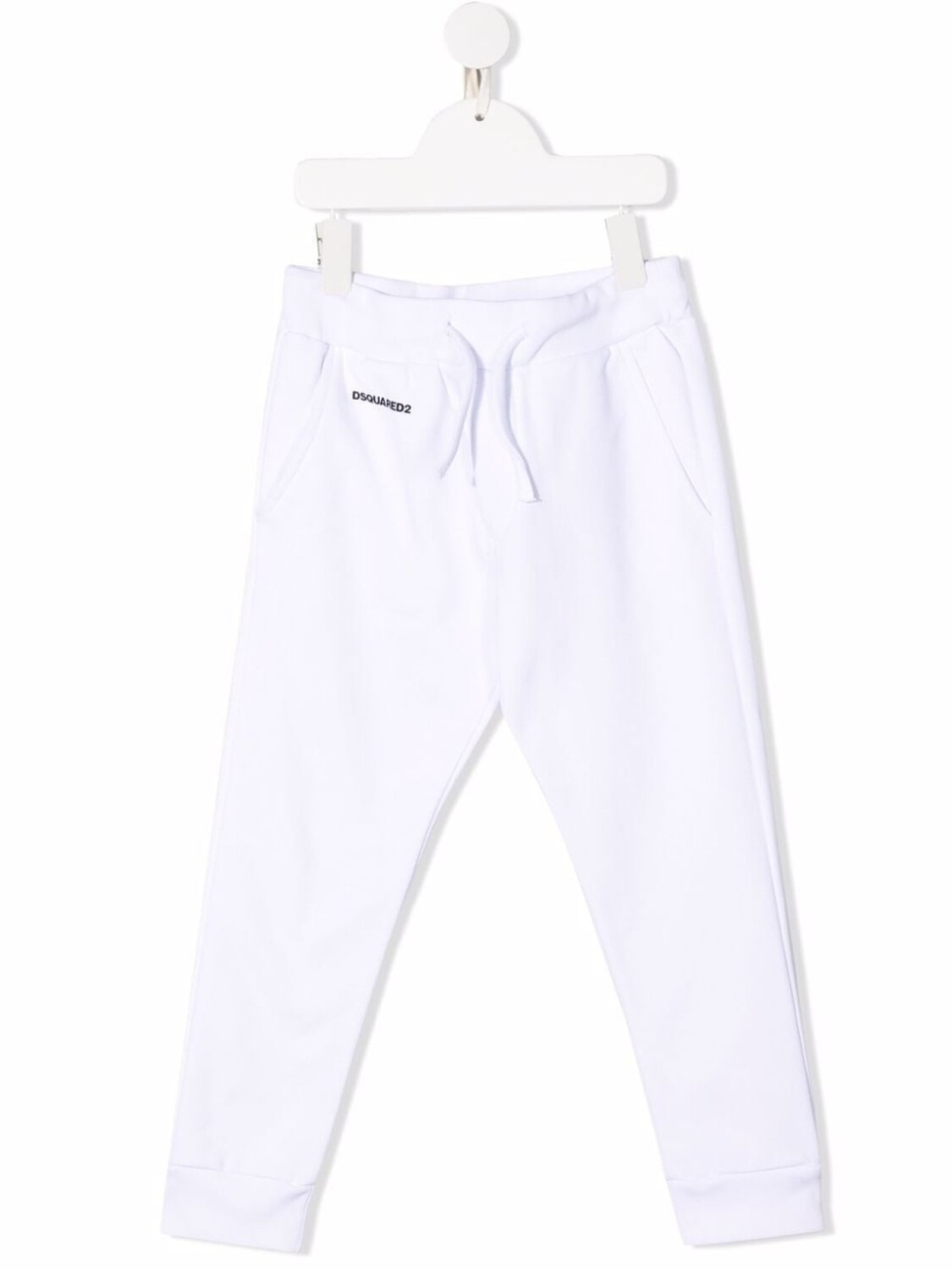 

Dsquared2 спортивные брюки с кулиской и логотипом, белый