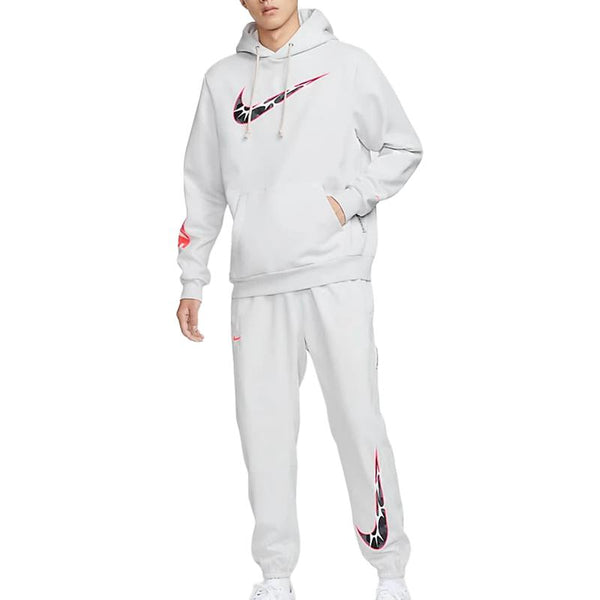 Толстовка standard issue therma-fit hoodie 'white' Nike, белый — фото 3