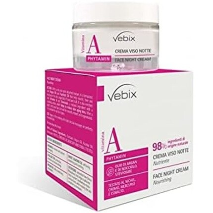

Vebix Питательный ночной крем для лица с витамином А и фитамином 50 мл