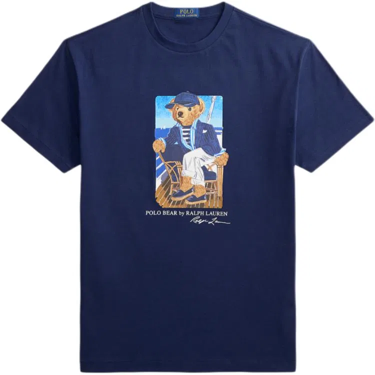 Мужская футболка с круглым вырезом Polo Ralph Lauren, Dark Blue