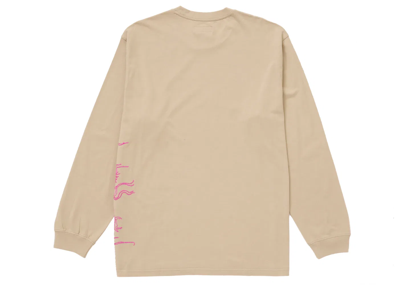 Мужская футболка с вышивкой Supreme Dragon Embroidered L/S Top, Khaki — фото 2