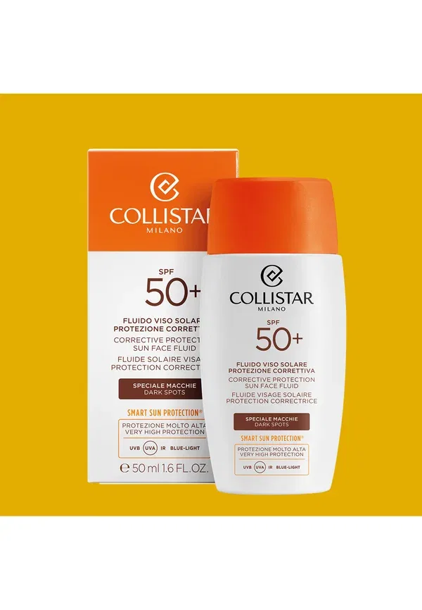 Корректирующий солнцезащитный флюид для лица с SPF 50+ - защита от солнца 50 мл Collistar — фото 4