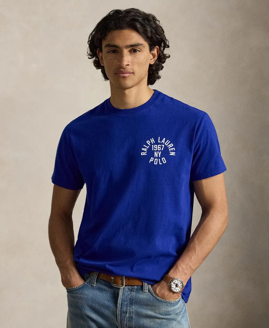 Мужская футболка с принтом Polo Ralph Lauren, Heritage Royal