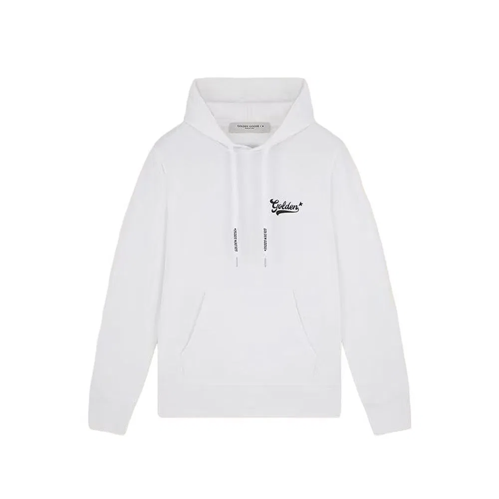 Мужской свитшот с длинным рукавом White Cotton Sweatshirt Golden Goose, White