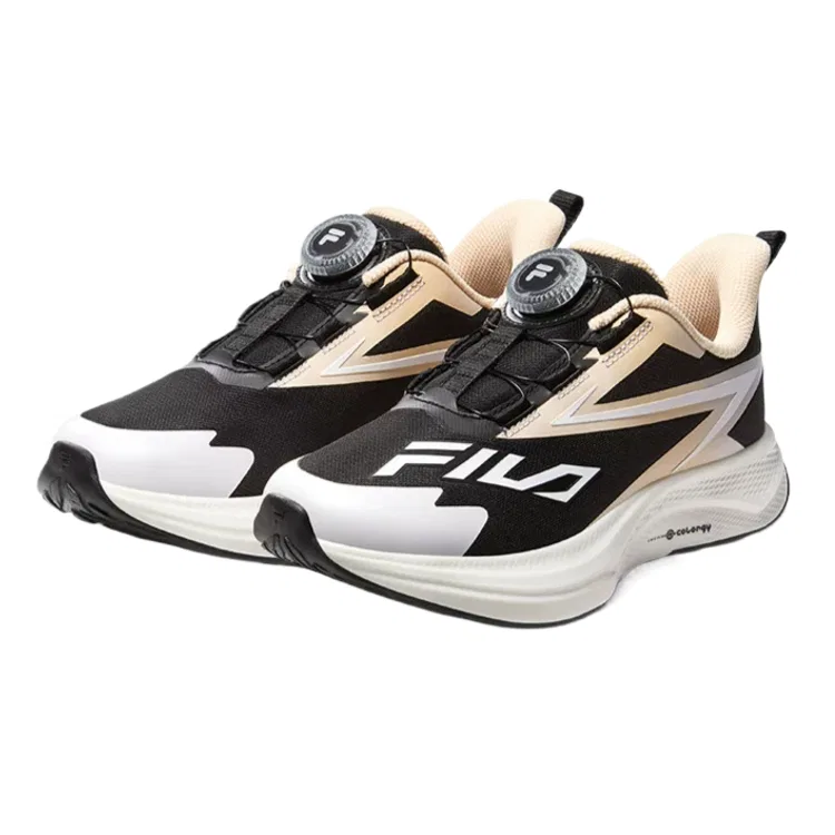 Детские кроссовки для бега с суперпрыжком THUNDER Super Leap FILA KIDS, Black/FILA White — фото 3