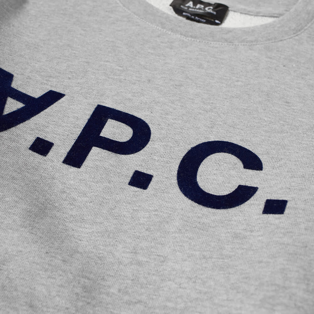

Толстовка A.P.C. VPC Logo Crew Sweat, Серый, Толстовка A.P.C. VPC Logo Crew Sweat