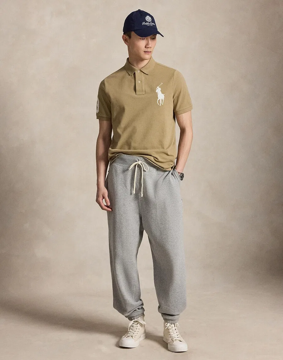 Футболка Polo Ralph Lauren цвета капучино — фото 4