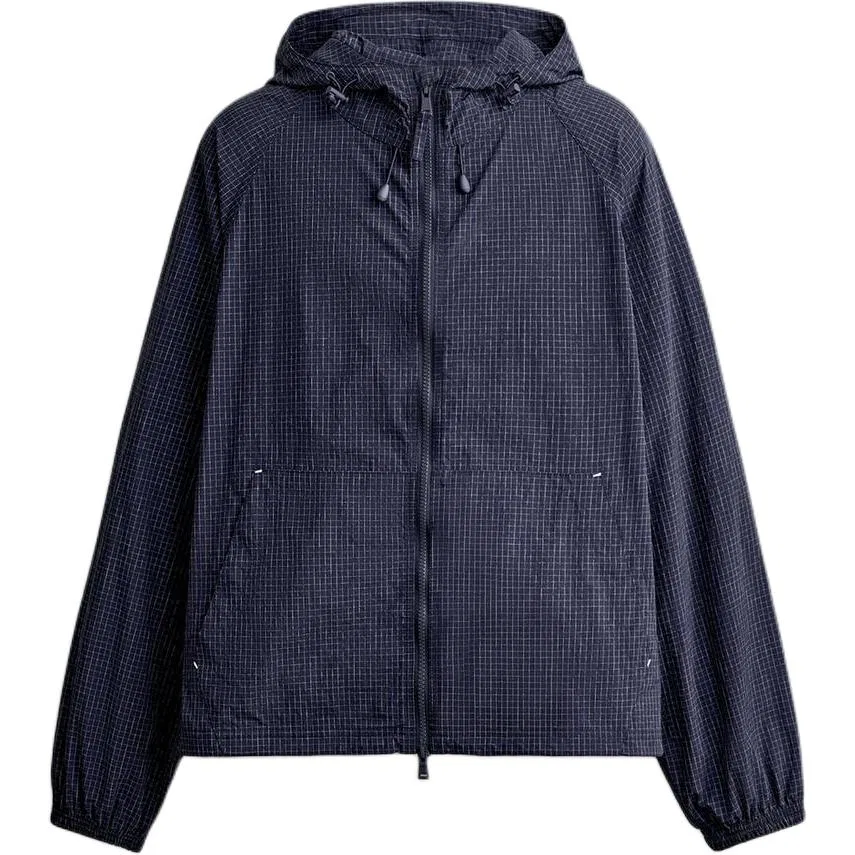 Мужская куртка с капюшоном Moderate Straight Fit ZARA, Sea Blue