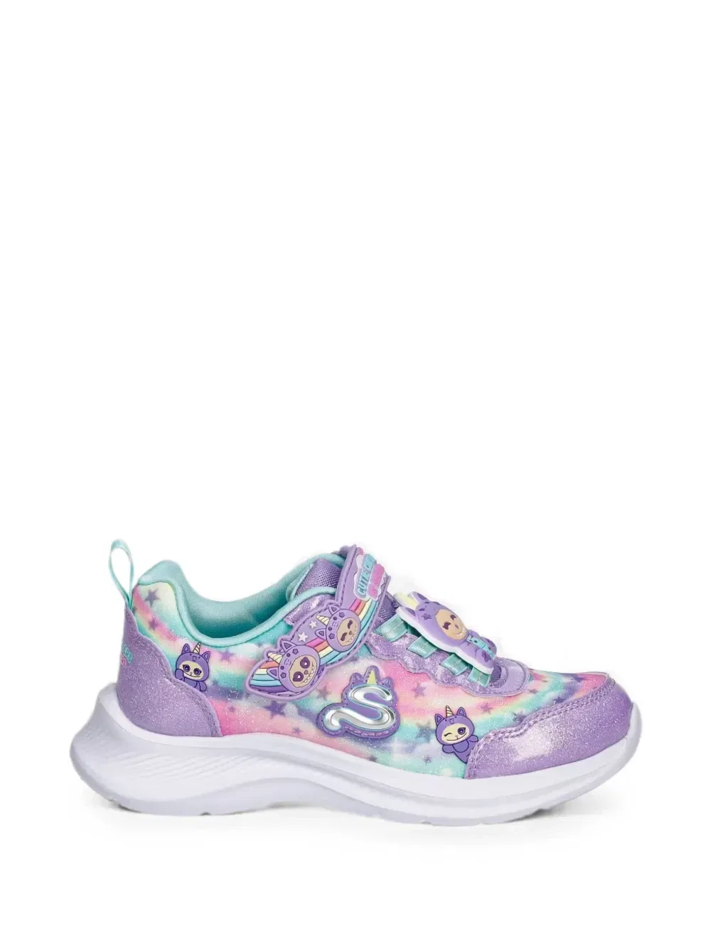 Милые кроссовки Critters Skechers, фиолетовый — фото 2