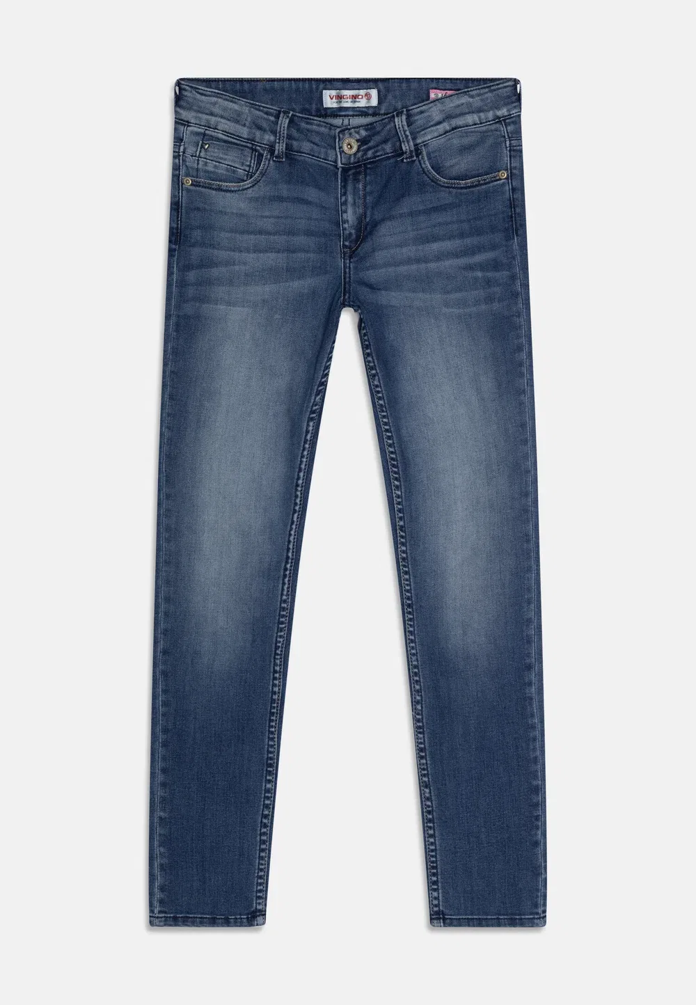 Aria+ - узкие джинсы Vingino, Mid Blue Wash