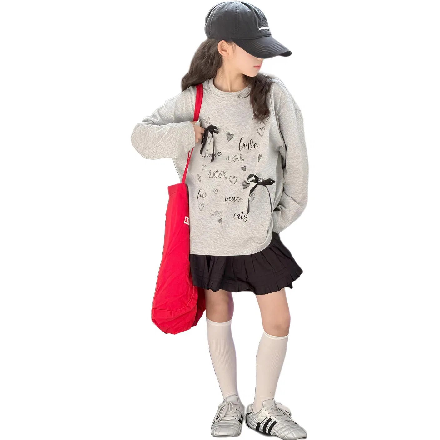 Детская футболка с круглым вырезом MADALLO, Gray T-Shirt