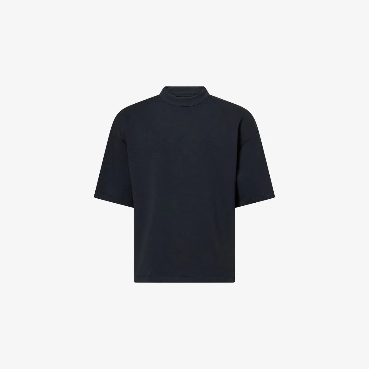 Трикотажная футболка с коротким рукавом из материала Dri-fit Nike, черный/темно-серый