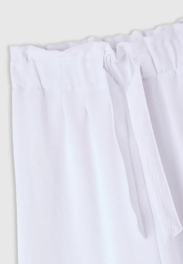 Брюки из полиэстера Pantalone lungo tinta unita Terranova, Bianco Ottico, белый — фото 2