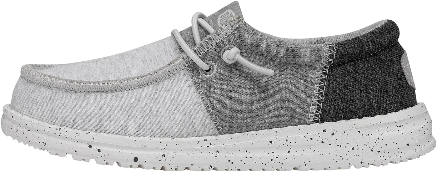 Детские мокасины для мальчиков Wally Tri-Varsity HEYDUDE, Grey