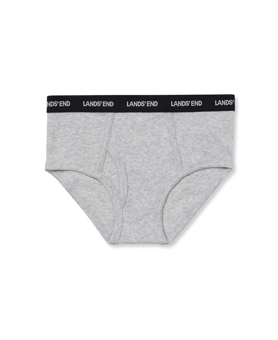 Комплект трусов для мальчиков, 5 шт., с принтом Lands' End, White/Gray/Black — фото 3