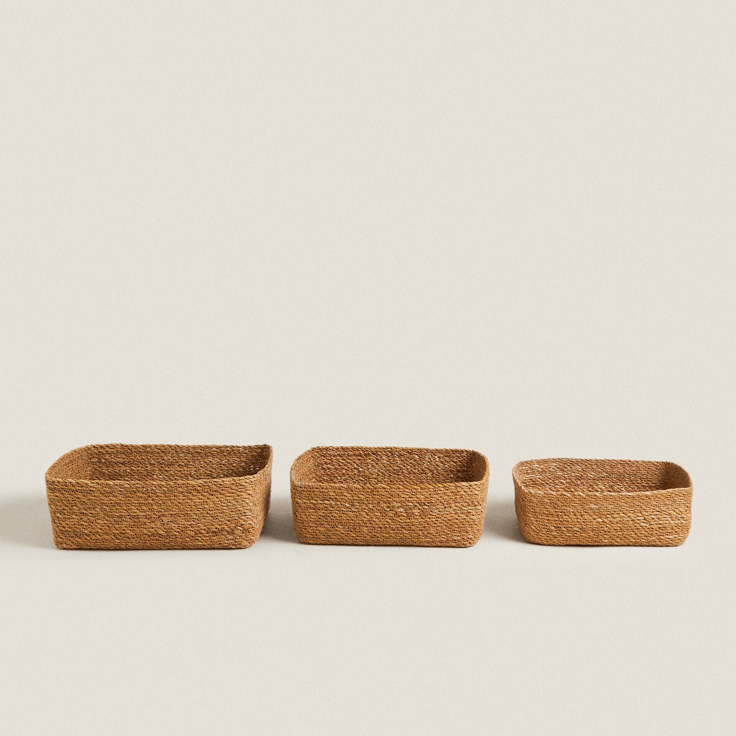 

Корзина Zara Home Rectangular, бежевый