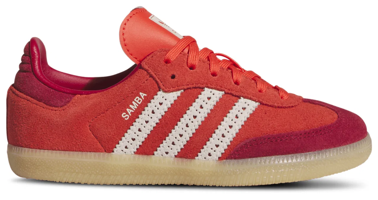 Детские кроссовки Samba Adidas, цвет Red/Red/White