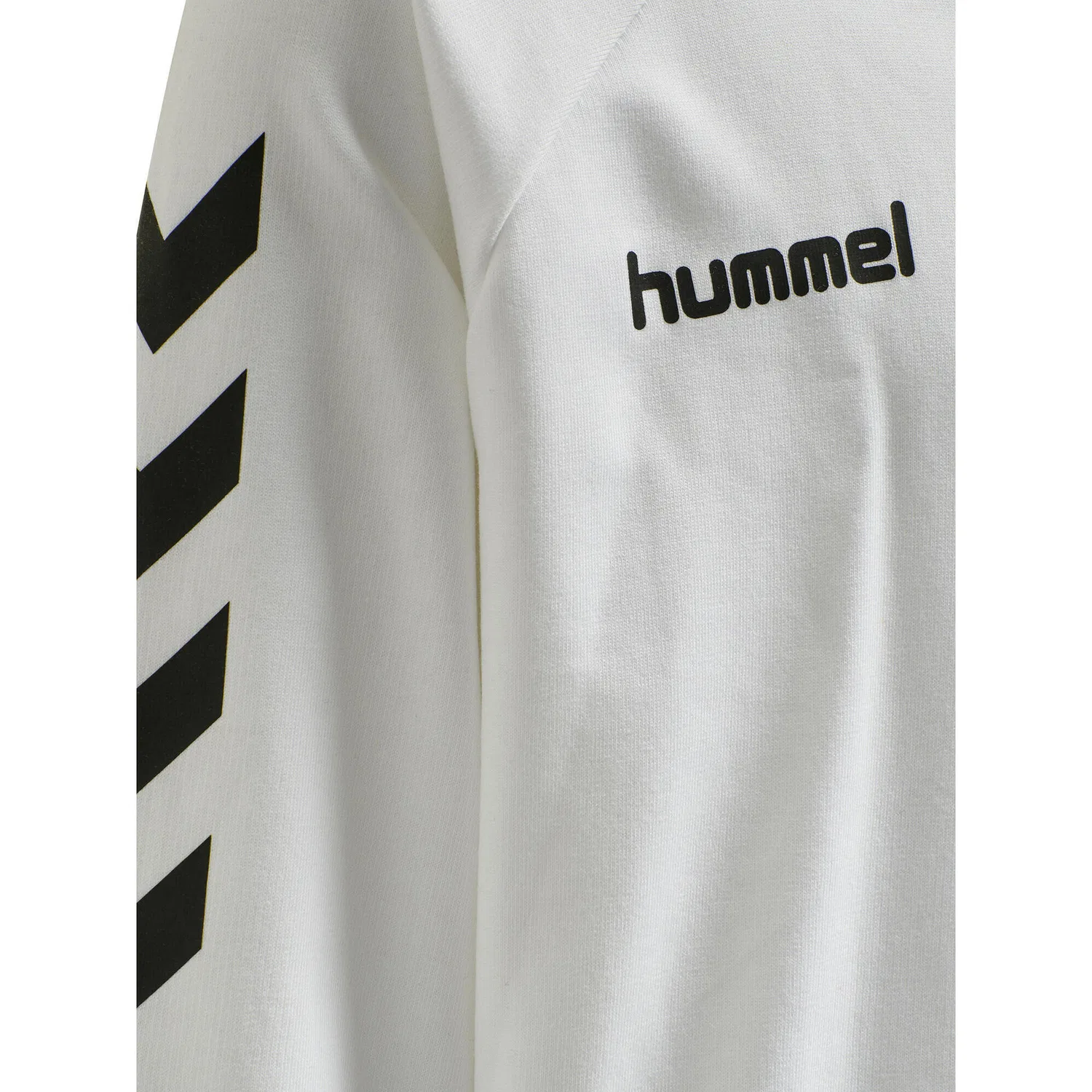 Детское худи с молнией Hmlgo Kids Cotton Zip Hoodie Hummel, Weiss — фото 3