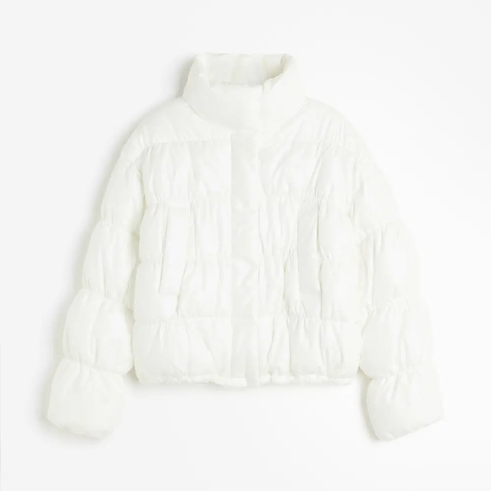 

Куртка H&M Puffer, кремовый, Бежевый, Куртка H&M Puffer, кремовый