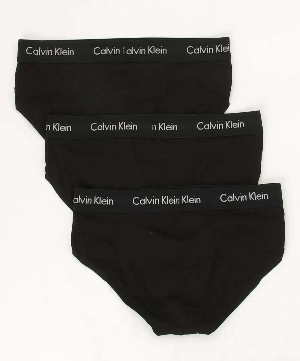 Мужские трусы-брифы с логотипом 3-предметный комплект Calvin Klein, Black — фото 2